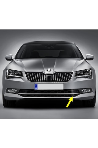 Skoda Superb 3 15-19 Ön Tampon Sol Izgara Kapak Kromlu 3V0853665 307420839