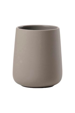 Zone Denmark Nova One Diş Fırçası Bardağı, Seramik Diş Fırçası Bardağı, Soft Touch Kaplama, Çap: 8 Cm, Yük Çok Renkli