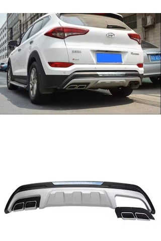 Hyundai Tucson Arka Tampon Koruması 2015-2018 Arası Uyumlu