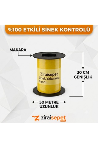 Sinek Yakalama Bandı 30x50 Metre