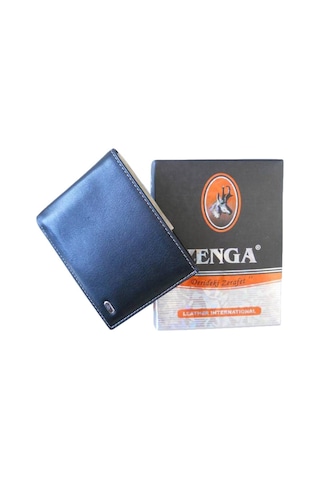 Zenga Deri Cüzdan 288-51 Siyah Kırmızı