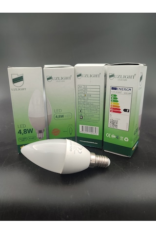 Led Ampul E.14 Gün Işığı 4,8watt 40watt 4.adetli Paket