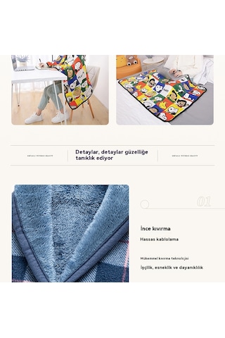 Ofis Öğle Yemeği Molası Yorgan Şal Battaniye 100 140-snoopy