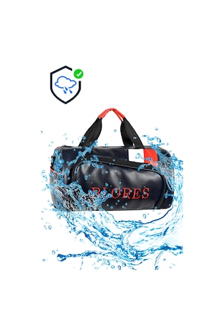 Galb Leather Telefon Ve Cuzdan Bolmeli Ic Kisimda Gizli Fermuarli Tam Astarli El Ve Omuz Spor Cantasi 40cm 47cm Lacivert