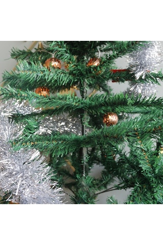 T.concept Yılbaşı Çam Ağacı 150 Cm Boy, 240 Dal, Noel Yılbaşı Dekorasyonu, Plastik Ayaklı, Kutulu