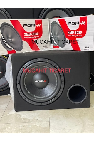 Forx Set 30Cm 1000Wat Bas İki Takım 20Cm Midrange 300W 150Rms