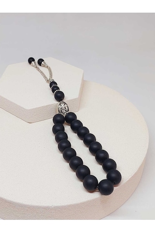 Onix Oniks Taşı 17lik Efe Tesbih Mat 12mm 51514