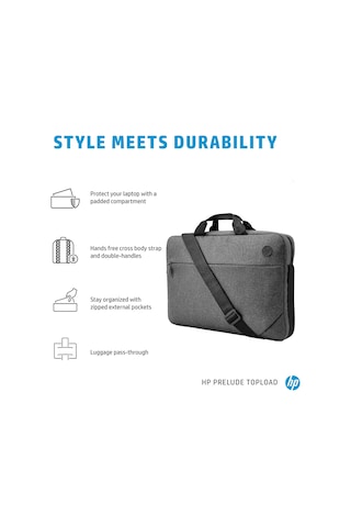 Hp Prelude 1e7d7aa 15.6" Gri Notebook Çantası Diğer