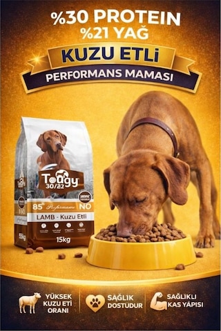 Tougy Kuzulu Yetişkin Köpek Maması 15 Kg
