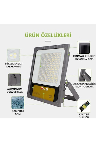 400W Led Projektör Park Bahçe Çevre Site Bina Tabela Dış Mekan Led Lamba