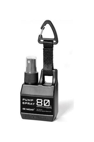 Ise Mount 80Ml Kamp Taktik Sprey Şişesi Kancalı Seyahat Şişesi - Siyah