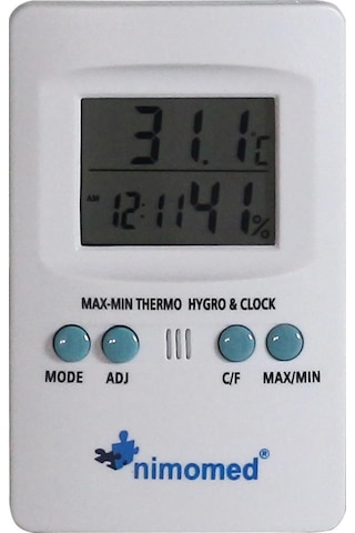 Nimo Sh-101 Derece Nimomed Nem Ölçer Termometre