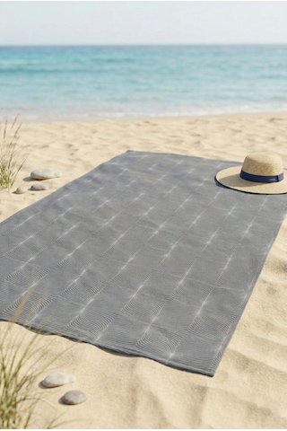 Deep Wave Antrasit Plaj Havlusu 70 X 150 Cm Antrasit