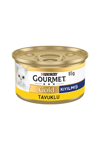 Proplan Gourmet Gold Kıyılmış Tavuk Etli Yaş Kedi Maması 85 G