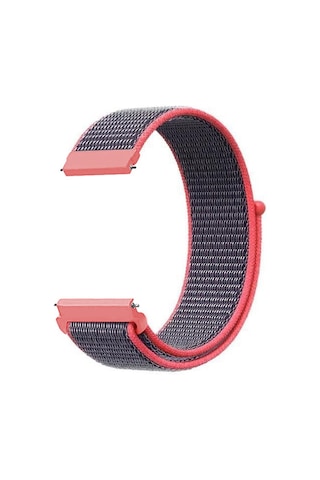 Microsonic Huawei Watch Gt5 Pro 42mm Hasırlı Kordon Woven Sport Loop