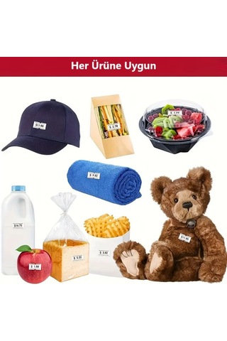 Mx5500 Meto 12x21cm Beyaz Kırmızı Çizgili Fiyat Etiketi 12.adet.etiket
