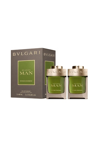 Bvlgari Man Wood Essence Edp 2 X 60 Ml Erkek Parfüm Seti Odunsu