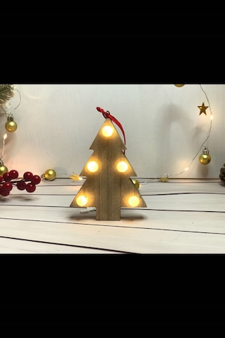 Çamağacı Led Işıklı Yılbaşı Ağaç Süsü Gün Işığı