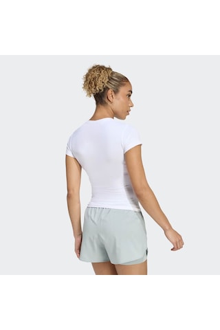 Adidas Power Essentials Workout Beyaz Kadın T-shirt Jz3312 Beyaz