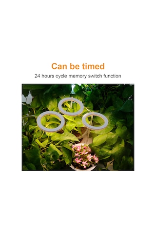 Xindoker Usb Bağlantılı Üç Başlı Bitki Büyütme Lambası - İç Mekan Bitkileri İçin Tam Spektrum Led Işık Diğer