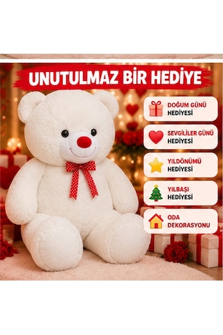 150 Cm Dev Peluş Ayıcık Büyük Boy Sarılmalık Teddy Bear Yumuşak Sevimli Ayı Özel Gün Hediyesi Çok Renkli
