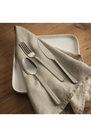 Hisar Optima Porto 30 Parça 6 Kişilik Çatal Kaşık Bıçak Takımı Inox