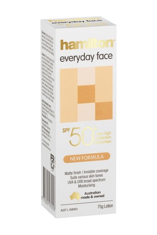 Hamilton Everyday Face Spf50+ Güneş Kremi 75 G