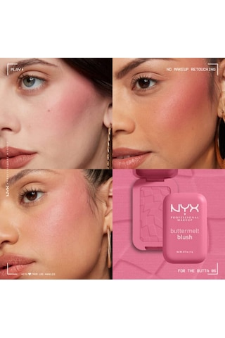 Nyx Professional Makeup Buttermelt Blush Kremsi Pembe Pudra Allık 06 For The Butta 06
