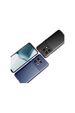 One Plus 10 Pro Kılıf Negro Silikon Kapak - Lacivert Lacivert Lacivert