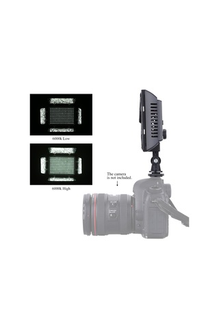 Andoer W160 Video Fotoğrafçılık Işık Lambası Paneli Siyah Diğer