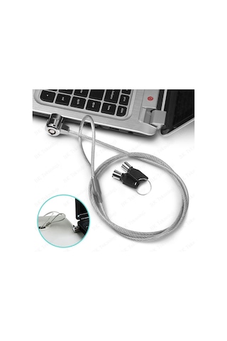 Anahtarlı Çelik Notebook Güvenlik Kilidi
