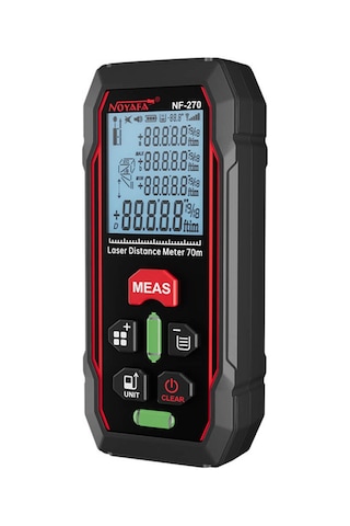 Noyafa Nf-270 Lazer Mesafe Ölçer 70m 1.5mm Alan Hacim Pisagor Ölçüm Cihazı