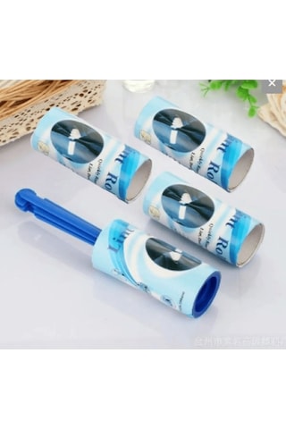 Pribor Evcil Hayvan 240 Yaprak Tüy Toz Toplama Rulosu 3 Yedekli