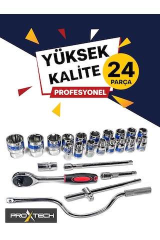 24 adet/takım Cırcır Kollu Aracı Set Oto Mekanik Lokma Set