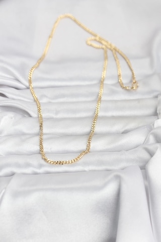 Bsre 14k Gold Renk 60 Cm Zincir Kadın Kolye Cm Renkli