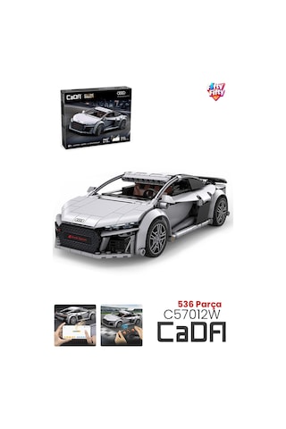 Cada Uzaktan Kumandalı 1: 14 Audi R8 Coupe 536 Parça Oyuncak Yapım Seti Blok Araba -ffcada-c57012w