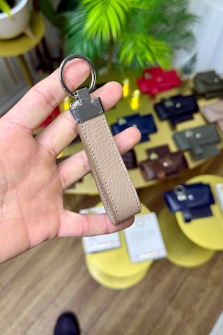 Vizon Hakiki Deri Premium Anahtarlık Kişiye Özel İsim Baskılı