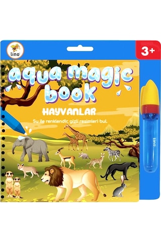 Lino Aqua Magic Book Su İle Boyama Kitabı Hayvanlar Tfl-1008