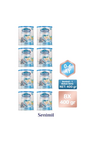 Senimil 1 Bebek Sütü 400 G 8 Adet