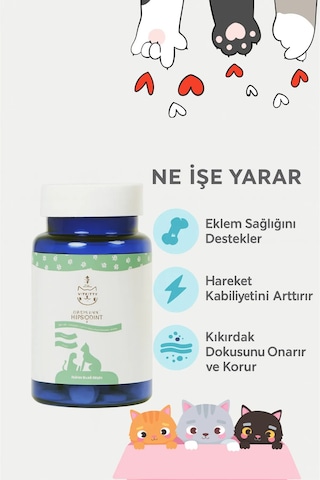Vitkitty Kediler Ve Köpekler İçin Eklem Sağlığı Destekleyici Tablet 75 Adet