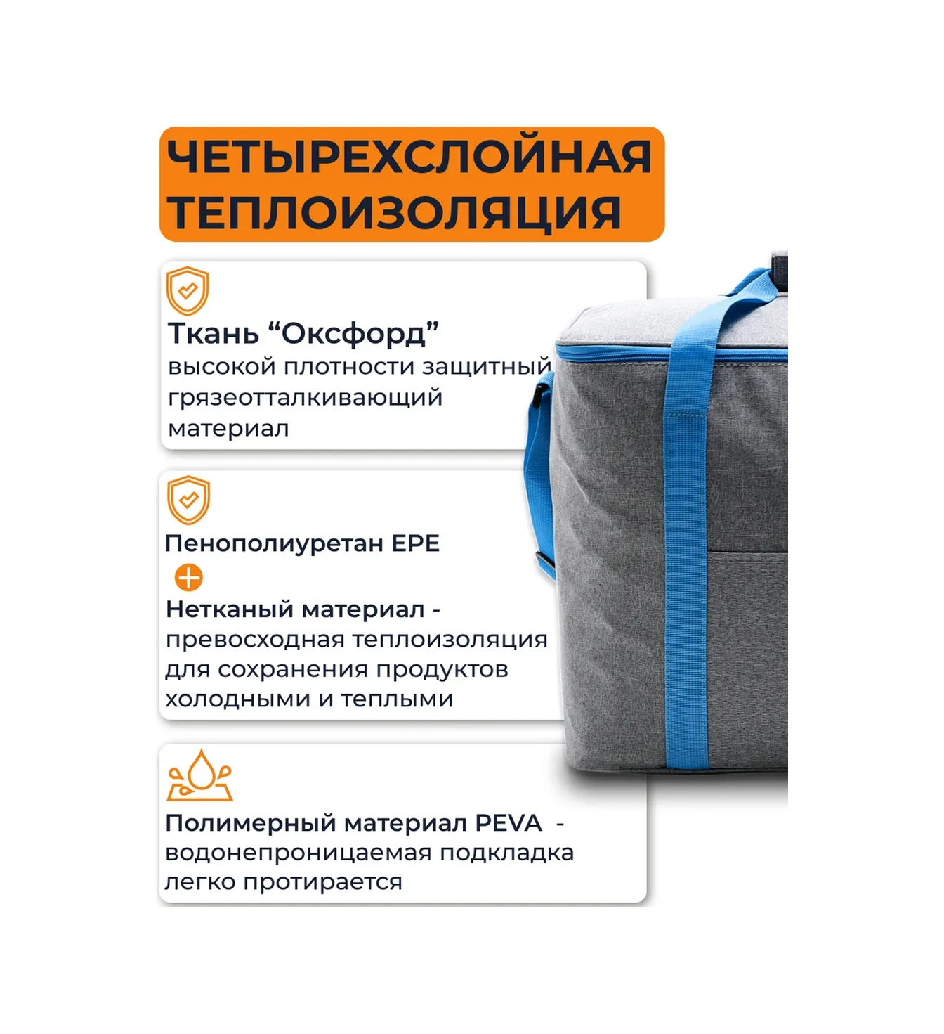 Okkıbag Termo Çantalı Soğutucu Çanta 423250109 Gri