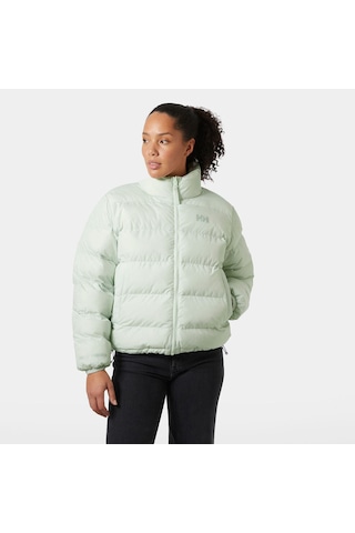 Helly Hansen Yu 23 Reversible Puffer Kadın Beyaz Dik Yaka Mont Beyaz