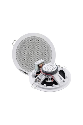 Hikvision Ds-qae0206g1-v 5.25" 6w 8ohm Analog 100v Trafolu Tavan Gömme Hoparlör Beyaz