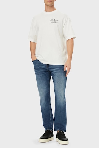 Calvin Klein Erkek T Shirt Lv04re828g Yaf Beyaz