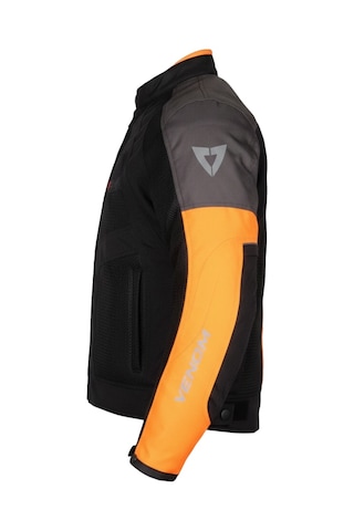 Motosiklet Mont 4 Mevsim Dynamic Siyah-turuncu Motorcu Montu