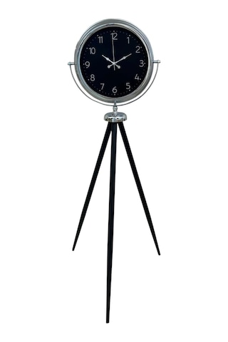 Krom Zarif Tripod Ayaklı Saat Çok Renkli