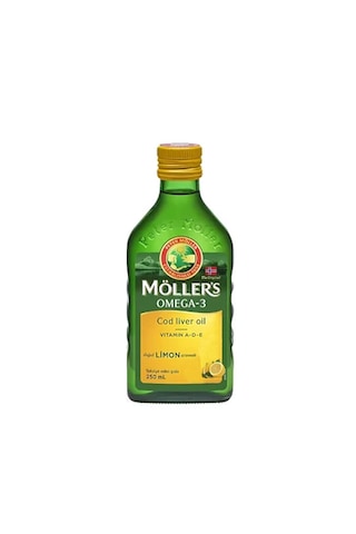 Möller's Omega-3 Cod Liver Oil Doğal Limon Aromalı 150 Ml Takviye Edici Gıda Möller's Omega-3 Cod Liver Oil Doğal Limon Aromalı 150 Ml Takviye Edici Gıda
