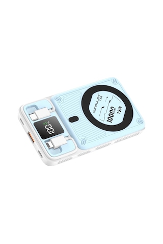M25w 10.000 Mah 20w Pd Magsafe Powerbank - Mavi Düz Renkli