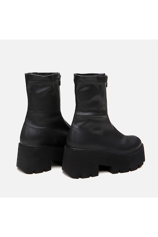 Hotiç Siyah Kadın Topuklu Bot 01boh297730a100 Siyah-black Siyah