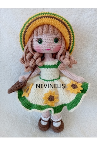 Amigurumi Melis Bebek Çok Renkli